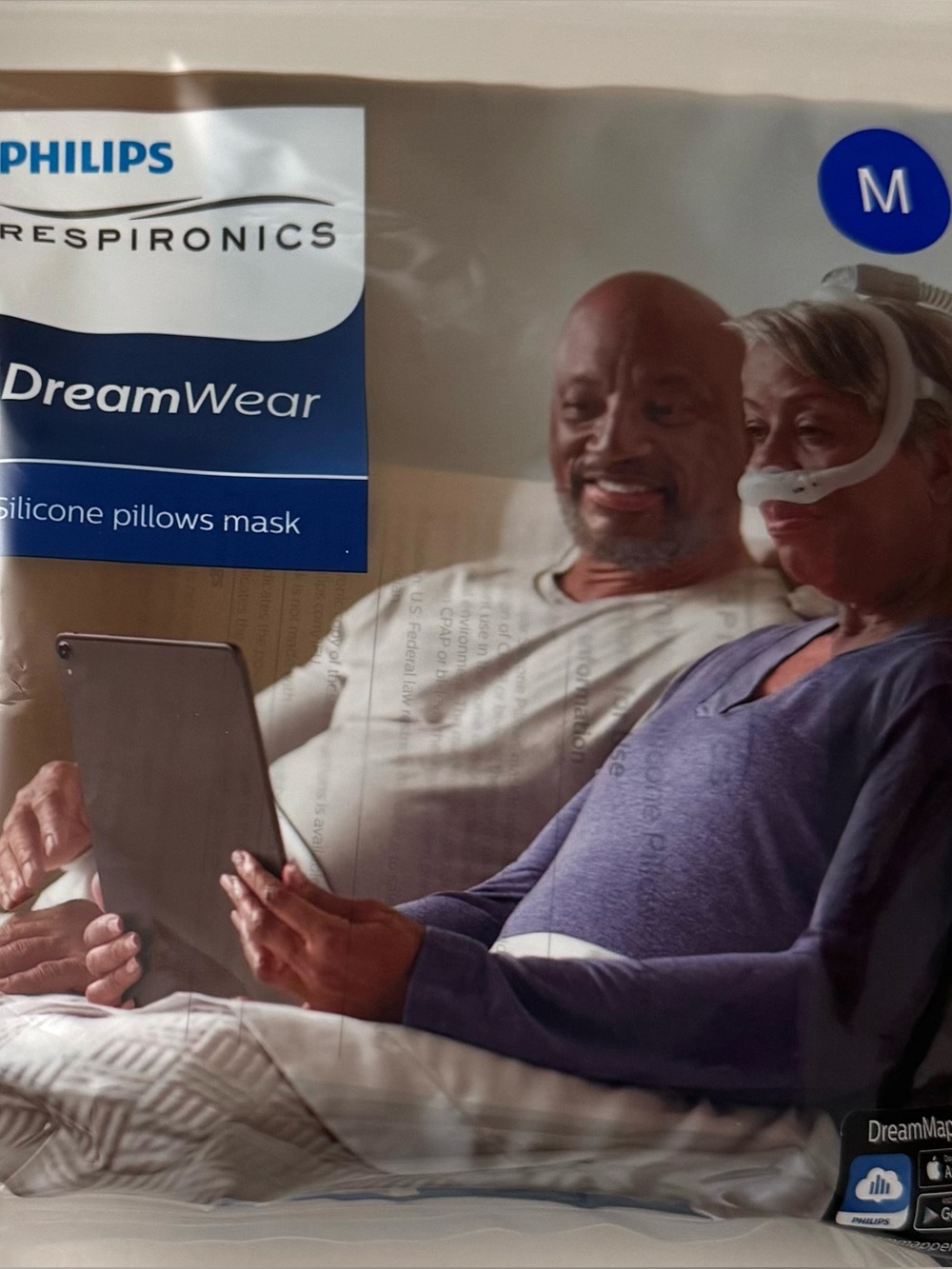 Philips Respironics Dreamwear Silicone Pillow Mask no Headgear Medium 1146458